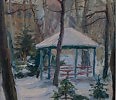 Беседка  в снегу