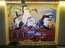 Роспись барной стойки. Детское кафе. Акрил, кисти.