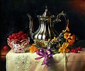 Натюрморт с серебряным чайником (копия)