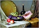 натюрморт с бутылкой