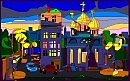 Город вечерний. City evening.