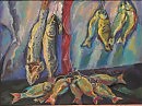 Щуки. Холст, масло. 65х80  2012 г. Цена- 20 000 руб.