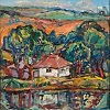 Домик у озера. Холст, масло. 2010 г. Цена - 20 000 руб
