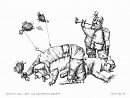 Перелетные птицы и трава - пища размандаченных депутариев