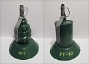 Оружие Победы ВОВ, гранаты Ф1 и РГ-42