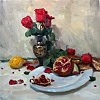 Розы и гранат. 2015 г.