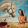 "Инь-Янь" холст,масло 45х45смю 2017г.