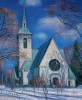 Солнечный день. Лютеранская церковь в Зеленогорске.