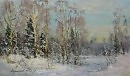 Декабрьский пейзаж 2017 х.м 30х50 (12.10)