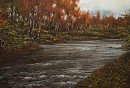 осенний пейзаж с рекой