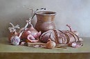 Натюрморт с черным хлебом