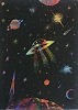 " Космический сон" Радужная гравюра из серии " Волшебный Мир"