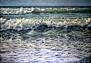 № 591  Морской пейзаж. 202 г. Холст, масло. 50 х 70 см.