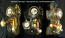 Steampunk Art часы Янтарь