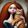 Королева и кот
